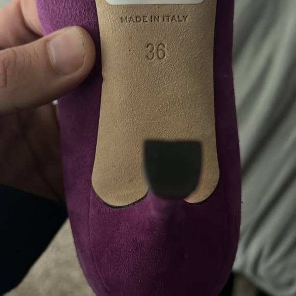 $800 Sergio Rossi Size 6(36) Point Toe Suede Pumps NWT(read description) - Picture 9 of 10